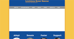 Desktop Screenshot of louisianaboxerrescue.org